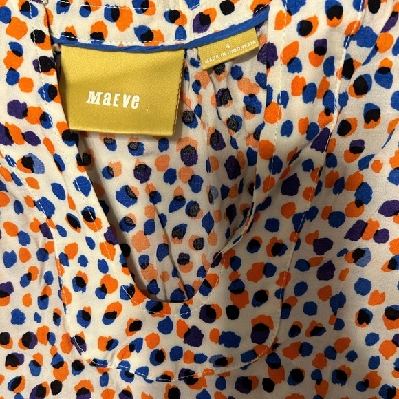 Maeve polka dot blouse size 4 - Picture 4 of 5